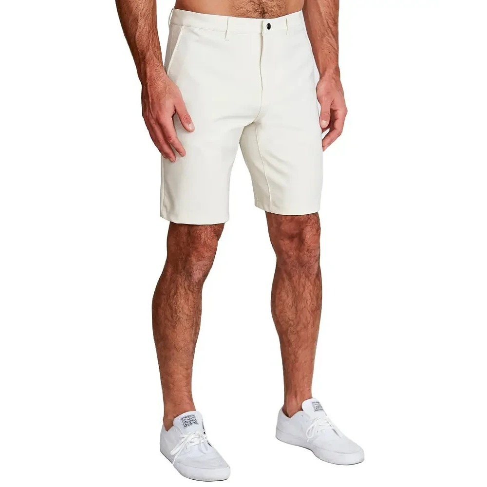 State and Liberty Athletic Fit Shorts Mens 34 Khaki 4-Way Stretch Performance